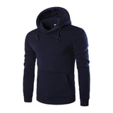 Hooded Plain  Sweatshirt Mens Sweater Pullover Hoodie Cotton Jacket Outwear
