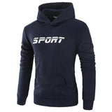 Men's Casual Hoodies Fashion Sport Printing Hooded Cotton Sweatshirts Tops